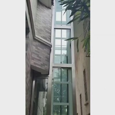 Ελκυστήρας ασφαλείας με τροχιά με αυτόματη πόρτα και έκτακτη διακοπή