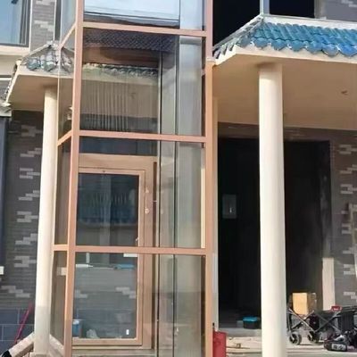 Υδραυλικός ανελκυστήρας σπιτιού 304 από ανοξείδωτο χάλυβα 5 ορόφους, χωρίς λάκκο