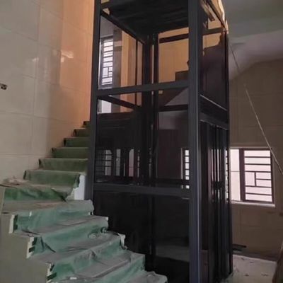 Έλεγκτη καμπίνα από ανοξείδωτο χάλυβα συμπαγές υδραυλικό ανελκυστήρα με 5 στάσεις και 14,5 μέτρα μέγιστο ύψος