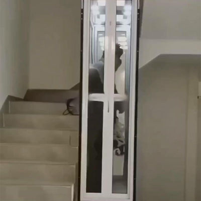 Σύντομο υδραυλικό ανελκυστήρα για σπίτια και επιχειρήσεις. 400 κιλά χωρητικότητα.