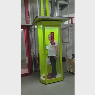Ανεβάστρο κάψουλας για 2 άτομα από γυαλί