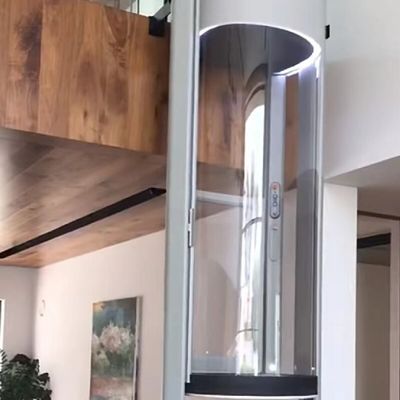 Ανελκυστήρας κάψουλας με έλεγχο μικροεπεξεργαστή με επείγουσα στάση