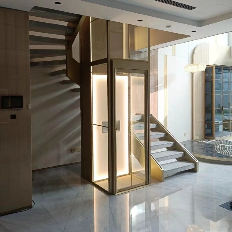 Αυτόματο υδραυλικό ανελκυστήρα επιβατών με 304# καμπίνα και 4.7 kW κινητήρα