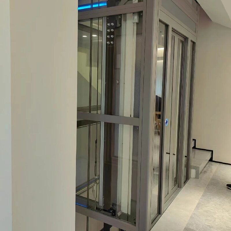 Ανελκυστήρας οικιακής κίνησης με ύψος ταξιδιού 30M που οδηγείται από σύστημα έλξης χωρίς κιβώτια ISO9001 πιστοποιημένο